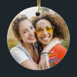 Happy Friendship Day BEST FRIEND FOTO Keramik Ornament<br><div class="desc">Happy Friendship Day BEST FRIEND FOTO. Bester Freund je Schlüsselanhänger ,  Freund Schlüsselanhänger ,  Ersetzen Sie IHREN Namen auf Schlüsselanhänger Vorlage. Es kann ein tolles Sake-Geschenk für Freunde sein,  zum Geburtstag,  Weihnachten oder zu jeder anderen Gelegenheit.</div>