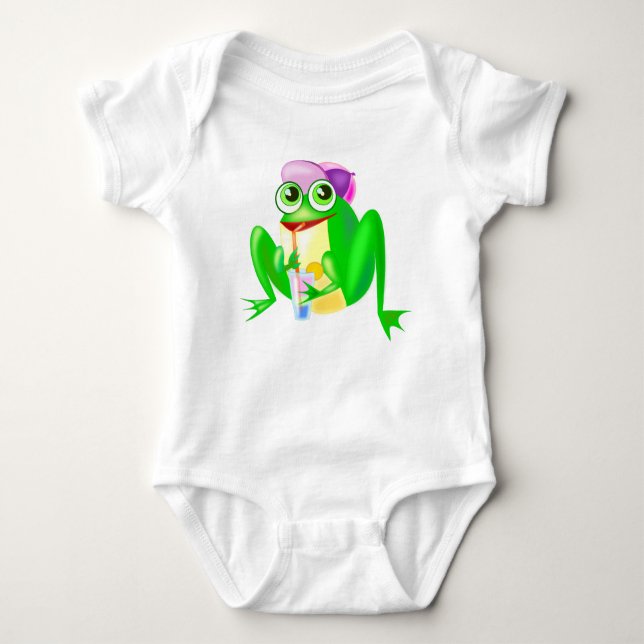 Happy Frog Baby Bodysuit Baby Strampler (Vorderseite)