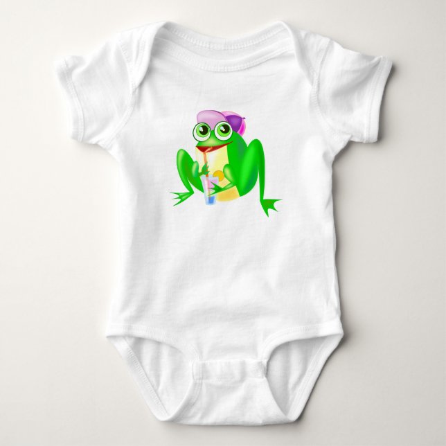 Happy Frog Baby Bodysuit Strampler (Vorderseite)