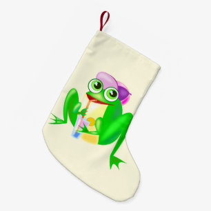 Happy Frog Christmas Strumpf Kleiner Weihnachtsstrumpf