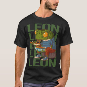 Happy Frog - Leon Name T-Shirt