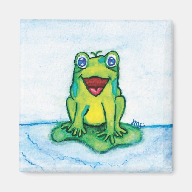 Happy Frog Magnet (Vorne)