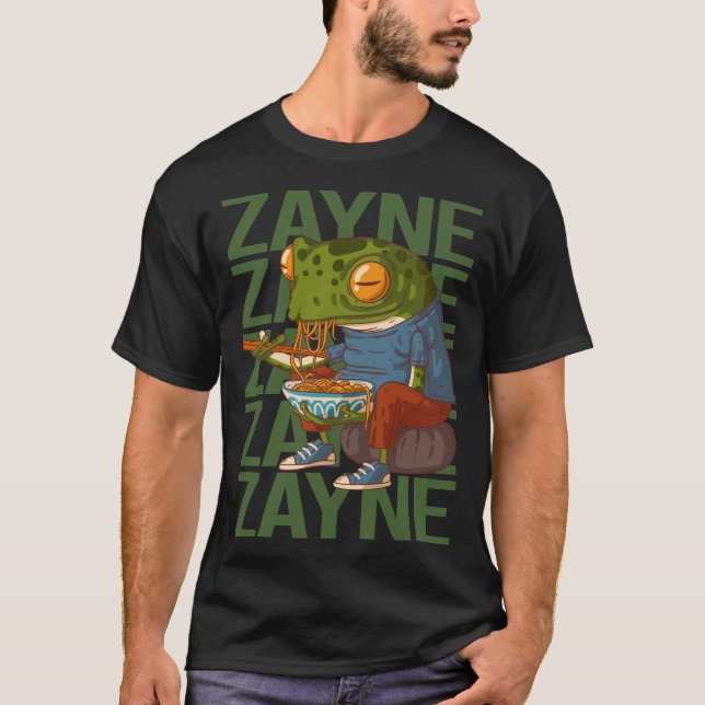 Happy Frog - Zayne Name T-Shirt (Vorderseite)