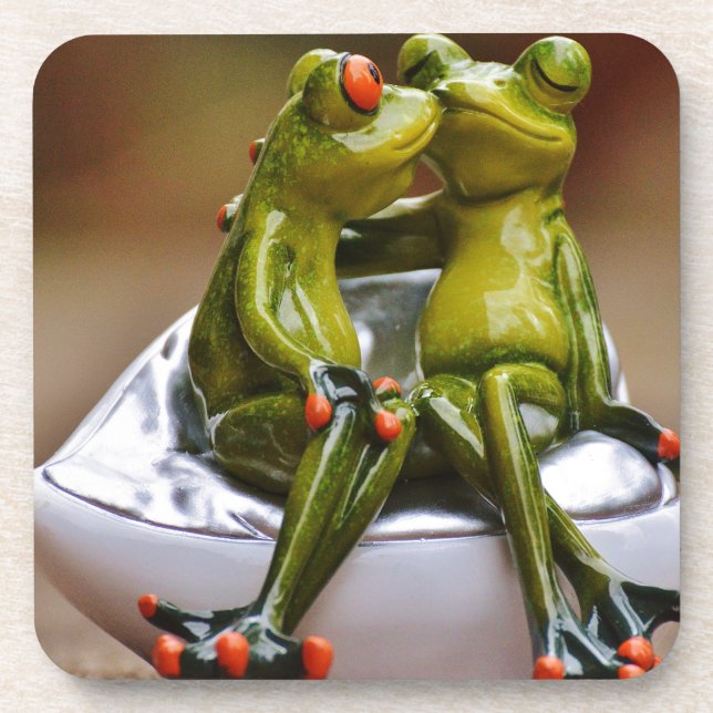 Happy Frogs Untersetzer (Vorderseite)