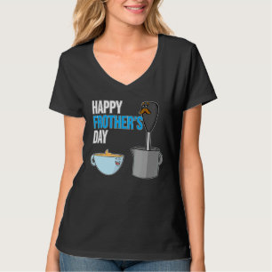 Happy Frothers Day Milk Frother und Kaffee Cup Fet T-Shirt