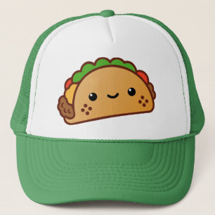 Happy Fun Cartoon Taco Truckerkappe