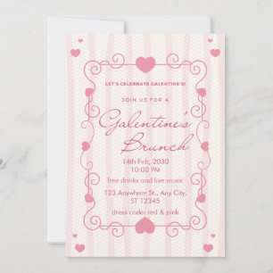 Happy Galentine's Day Brunch Foto Card Feiertagskarte