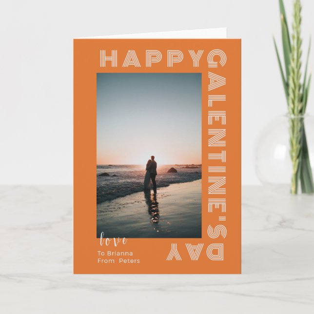 Happy Galentine's Day Foto Collage Couple geklappt Programm (Vorderseite)