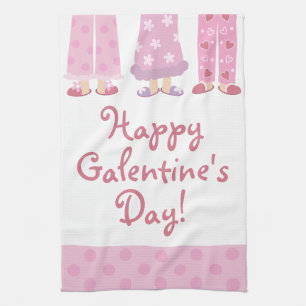 Happy Galentine's Day Pajamas Küchentuch
