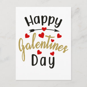 Happy Galentines Day Valentines Liebe Freundschaft Postkarte