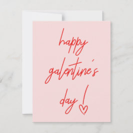 Happy Galentine's Valentine's Holiday Card Feiertagskarte