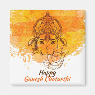 Happy Ganesh Chaturthi Magnet