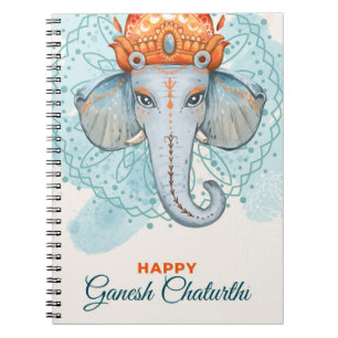 Happy Ganesh Chaturthi Notizblock