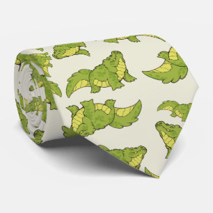 Happy Gator Neck Tie Krawatte