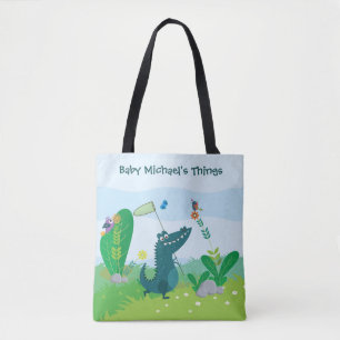 Happy Gator über die Print-Tasche