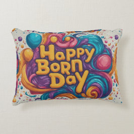 Happy Geboren Day Cake Dekokissen