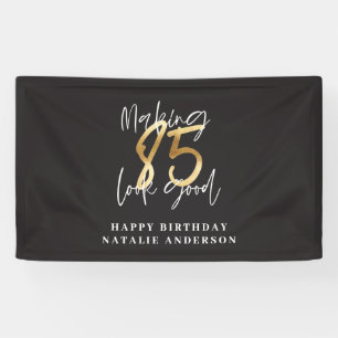 Happy Geburtstag 85th Yard Sign Banner