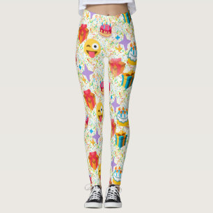 Happy Geburtstag Emoji Leggings