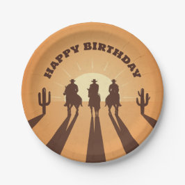 Happy-Geburtstagskurven Pappteller