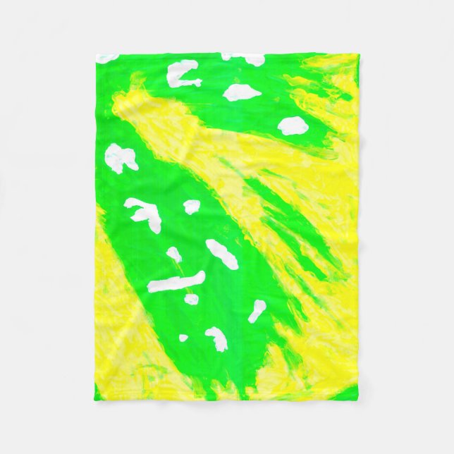 Happy Gefühl Fleece Blanket (Vorderseite)