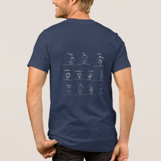 Happy Gefühls T-Shirt - Tri-Blend Erwachsene Tri-Blend Shirt