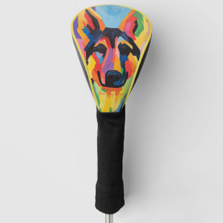 Happy German Shepherd Dog 02 - Kaori Golf Headcover