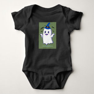 Happy Ghost Baby Bodysuit, Adorable Halloween Spir Strampler