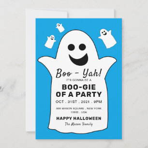 Happy Ghost, Blue Halloween-Party