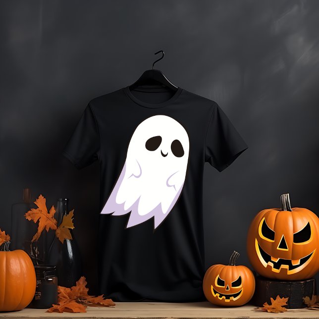 Happy Ghost Halloween T-Shirt (Von Creator hochgeladen)