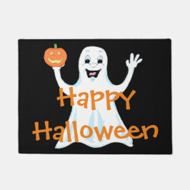 Happy Ghost Welcome Mat Fußmatte