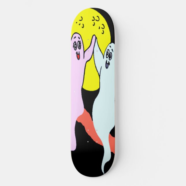 Happy Ghosts Skateboard (Vorderseite)