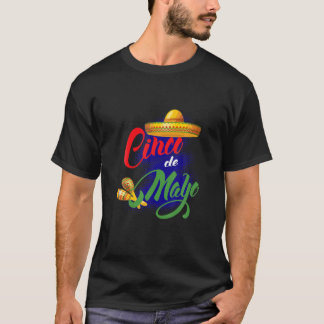 Happy Gifts Funny Cinco De Mayo Fiesta Viva Mexiko T-Shirt
