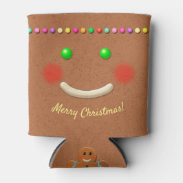 Happy Gingerbread Man Face Dosenkühler