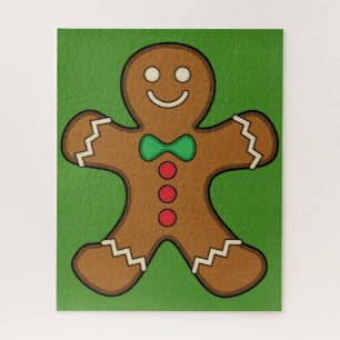 Happy Gingerbread Man Puzzle