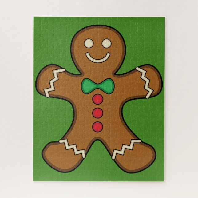 Happy Gingerbread Man Puzzle (Vertikal)