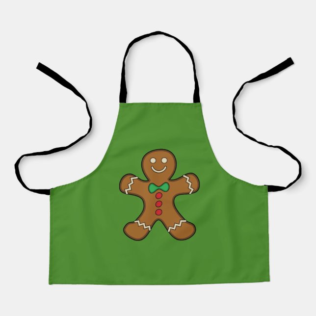 Happy Gingerbread Man Schürze (Vorderseite)