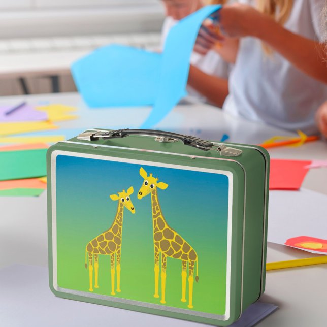 Happy Giraffe Herd Lunch Box (Von Creator hochgeladen)