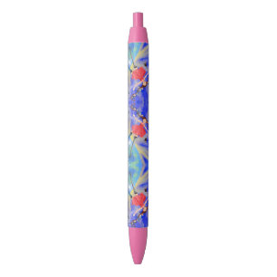 Happy Girl mit Birds Pen Kugelschreiber