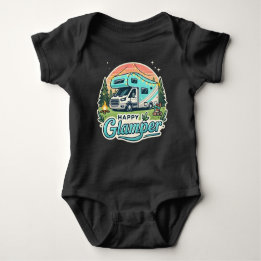 Happy Glamper Adventure Baby Bodysuit Strampler