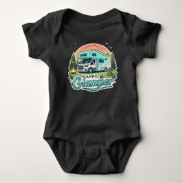 Happy Glamper Adventure Baby Bodysuit Strampler