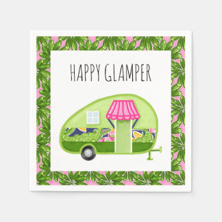 Happy Glamper Paper Napkins Serviette
