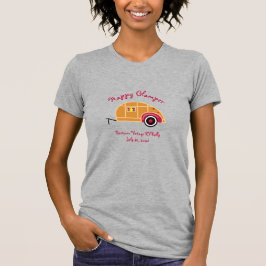 Happy Glamper Vintag Teardrop Trailer T-Shirt