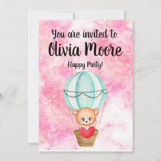 Happy glitter magic baby sweet einladung