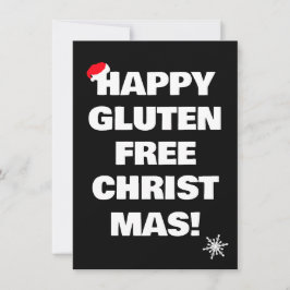 Happy Gluten Free Christmas  Feiertagskarte