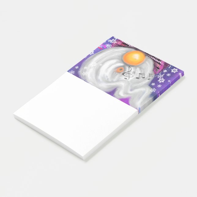 Happy Gnome Funny Christmas Post-it® Notes Post-it Klebezettel (angewinkelt)