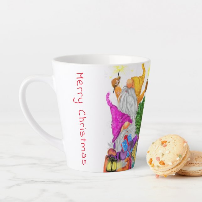 Happy Gnomes Christmas Latte Tasse (Beispiel)