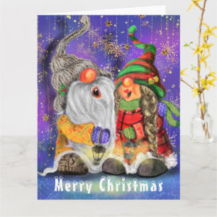 Happy Gnomes Weihnachtskarten Karte