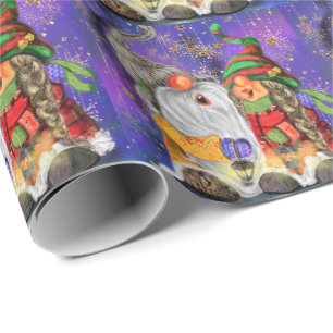 Happy Gnomes Weihnachtswrapping Paper Geschenkpapier