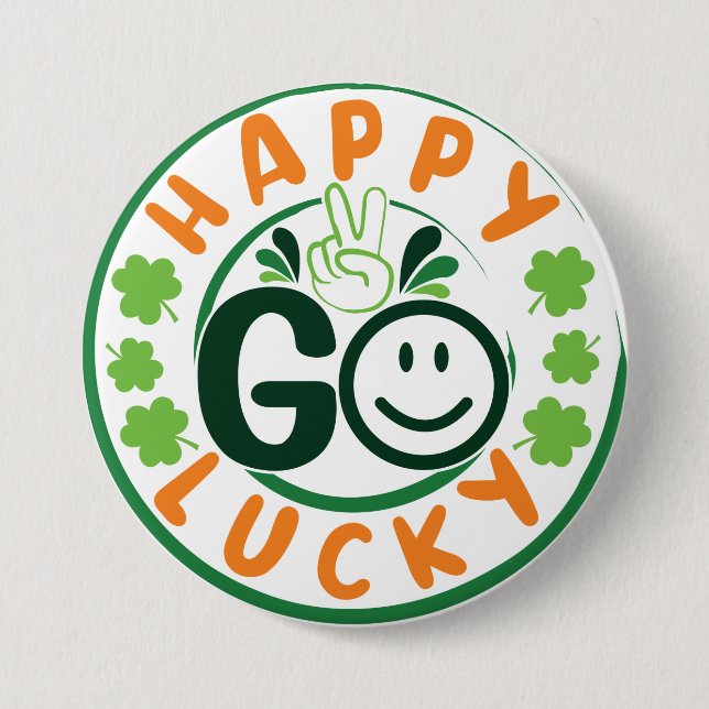 Happy Go Lucky-52904 Button (Vorderseite)
