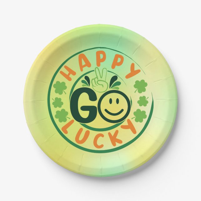 Happy Go Lucky-52904 Pappteller (Vorderseite)